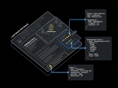 Schema for Local Search to Boost Maps Listings
