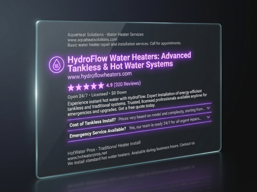 Garden ecommerce shop schema water heater