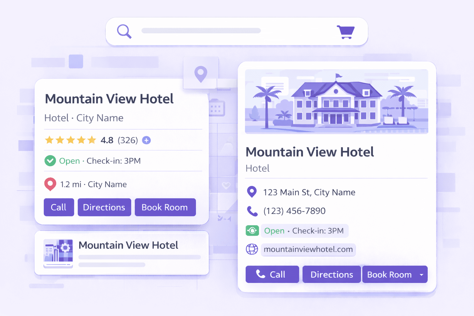 local business rich results for hospitality schema monster